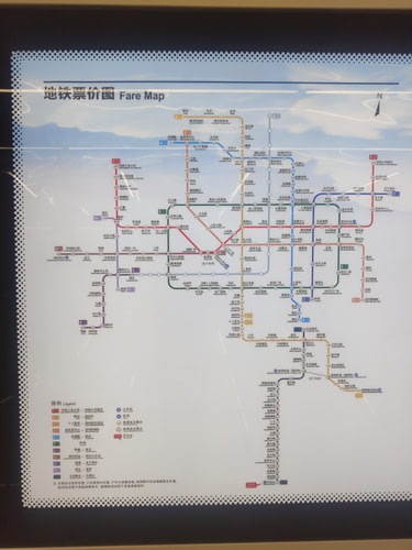 路线和票价图